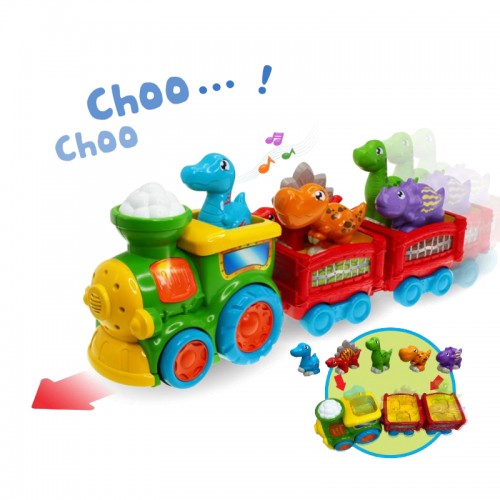 Hap-P-Kid Little Learner Musical Dino Train Set | 12 months+